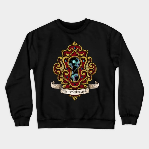 Key to the Universe Crewneck Sweatshirt by Psydrian
